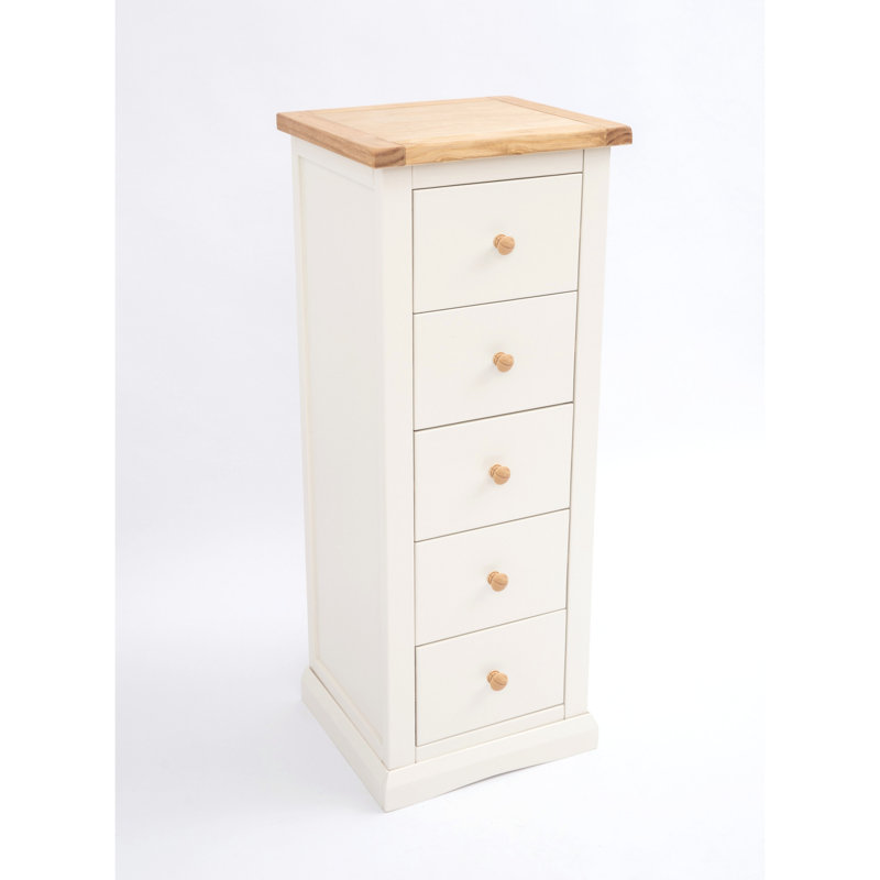 45 cm W Chest of 5 Drawers