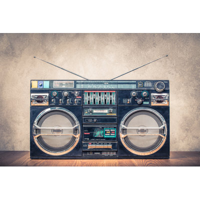 Vintage Radio - Wrapped Canvas Print