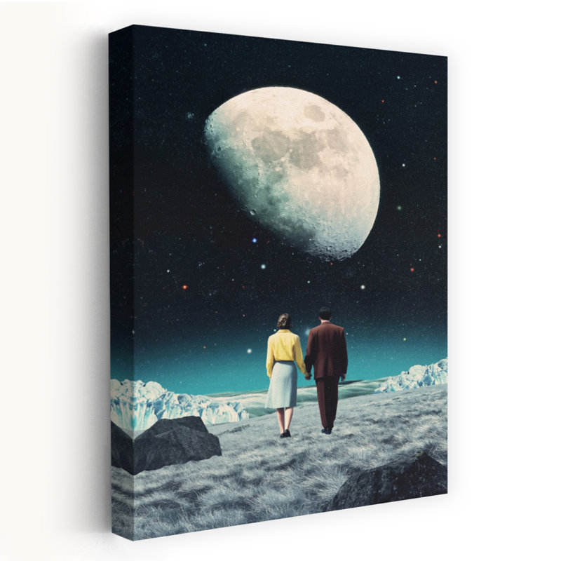 Contemporary Art Dreamy Romantic Surreal Landscape Nature Wall Art by Daniel Donocik - Wrapped Canvas Print