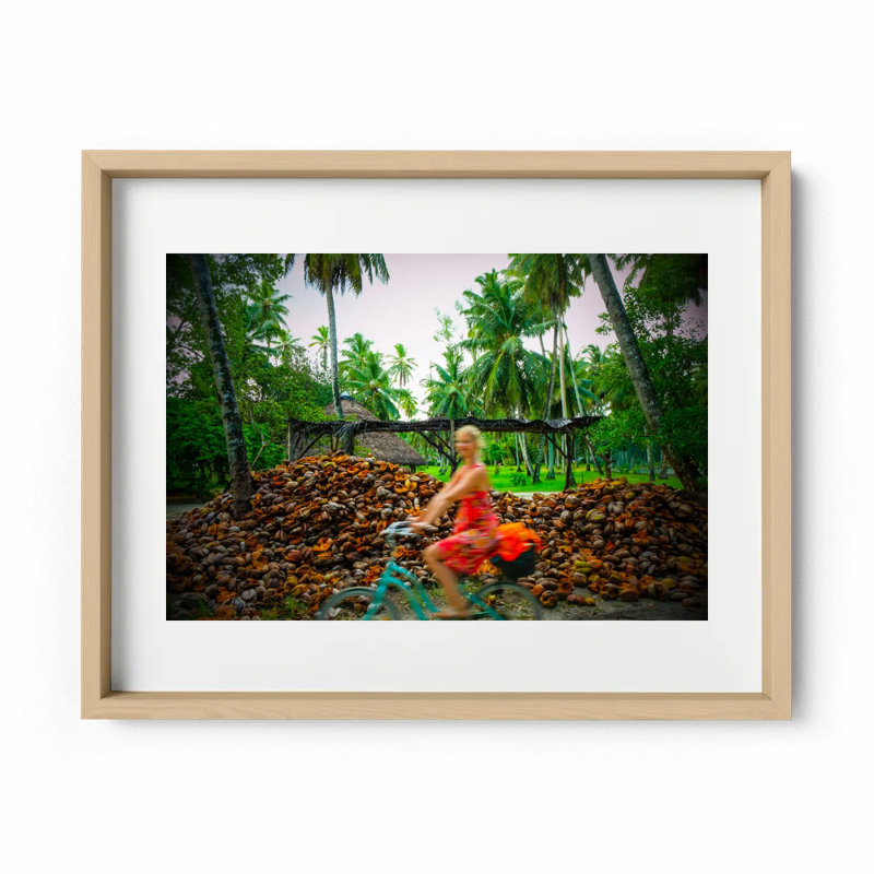 Coconut Dream Print by Joseph Regan, 22" H x 26" W x 0.75" D, Natural