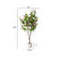 Bougainvillier artificiel pour décoration de bureau, 24 x 24 x 60, rose