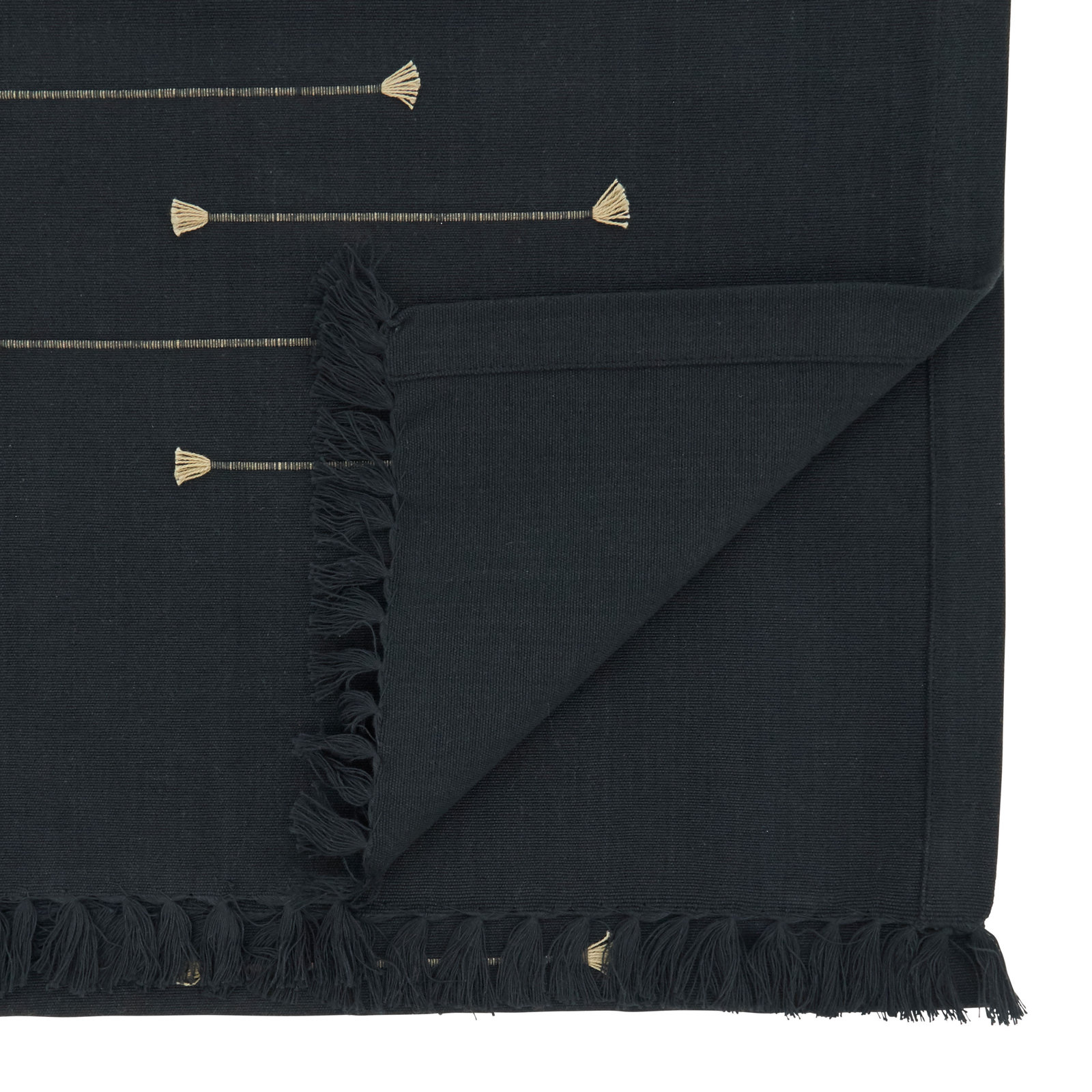 Margreat 67" Table Runner, Black