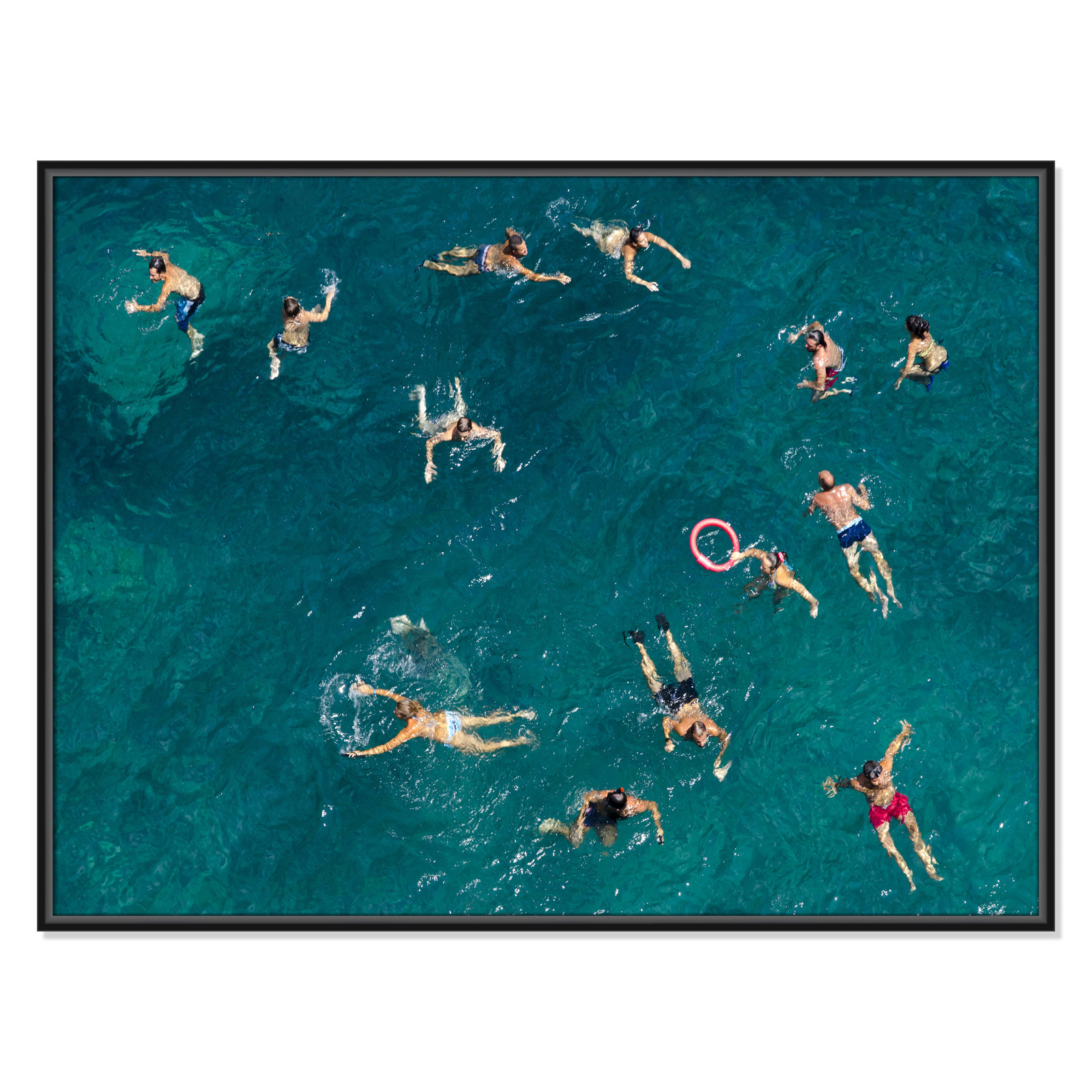 Tonti - Photograph Print, Black Framed Canvas, 31.5" H x 41.5" W x 2" D