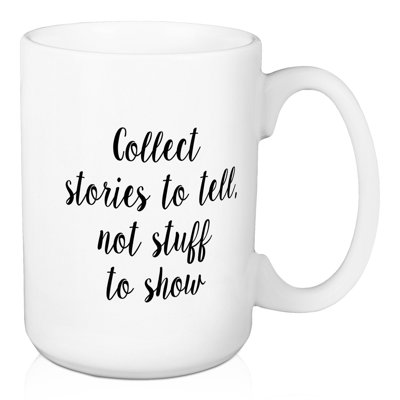 Recueillez des articles à raconter, pas pour montrer la tasse à café Pudsey