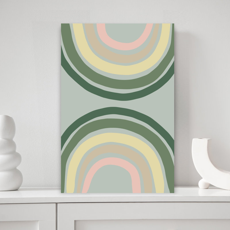 Wrapped Canvas Print, 45.72 cm H x 30.48 cm W, Green