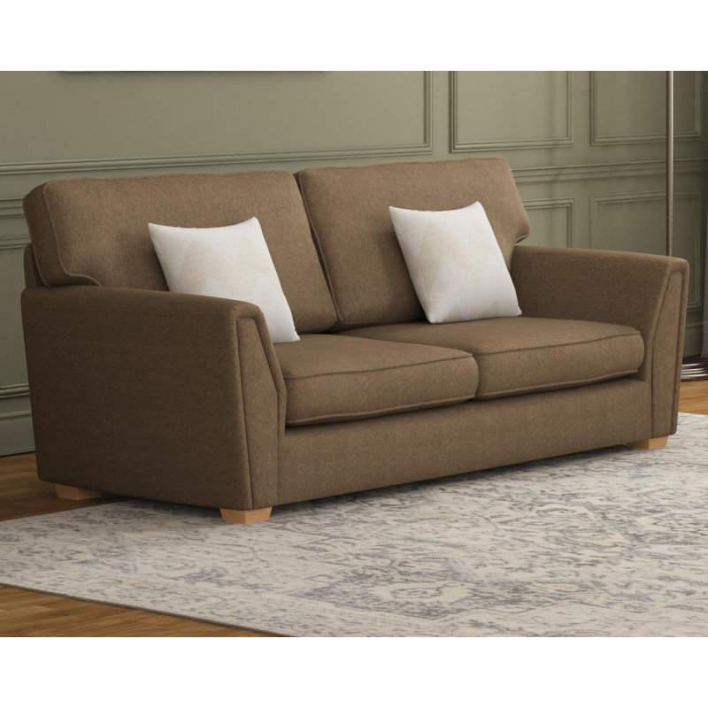 Wendleberry Three Seater, Fixed Back, Brick