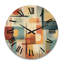 Horloge murale Mid-Century Minimal Abstract Geometric Art II-642813115