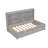 Space-Optimizing Bed With Side Bookcase, Drawers-241079181-241079180