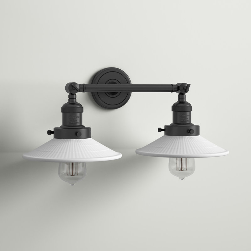 Plafonnier semi-encastré 1 lumière Chesterville 6,75 po, Laiton antique noir, Blanc mat, Ampoule non incluse