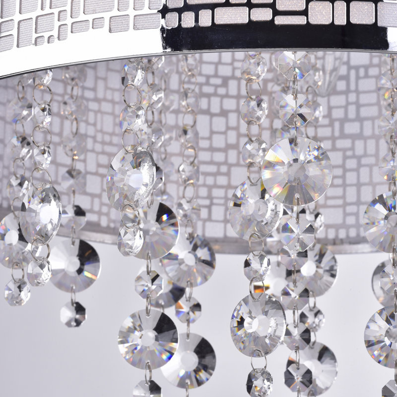 Dawon 4 - Light Shaded Pendant, Chrome