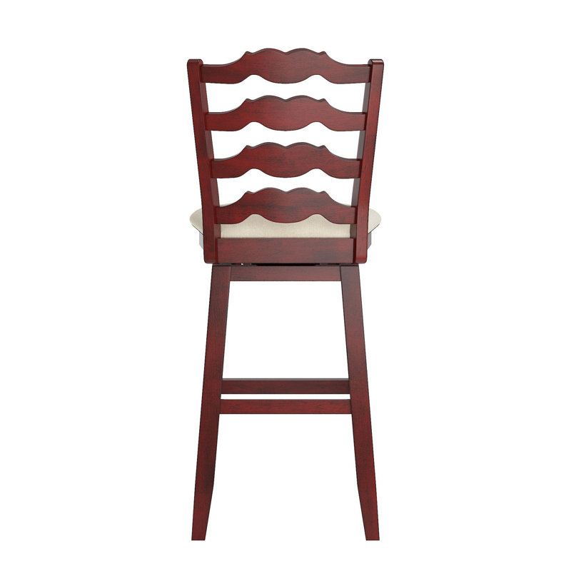 Tabouret de bar et de comptoir pivotant Fortville, Baie antique, Tabouret de bar (siège d'une hauteur de 29 po)