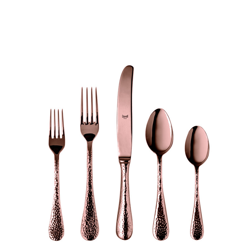MEPRA Epoque Stainless Steel Flatware Set, Bronze