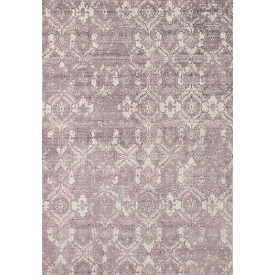 Tapis mauve tissé à la main Haeryst