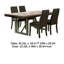Ensemble de salle à manger Zor, table extensible de 60 à 77 pouces-125119536-114733293-114733292