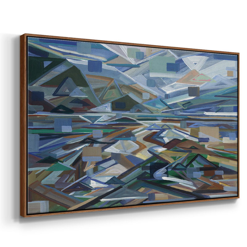 Marée basse, reproduction d'art sur toile, Noyer, H 25 po x l 37 po x P 2 po