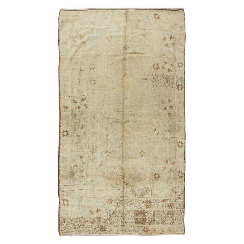 Tapis turc Oushak taille pièce, tapis rétro noué à la main pour la maison et le bureau