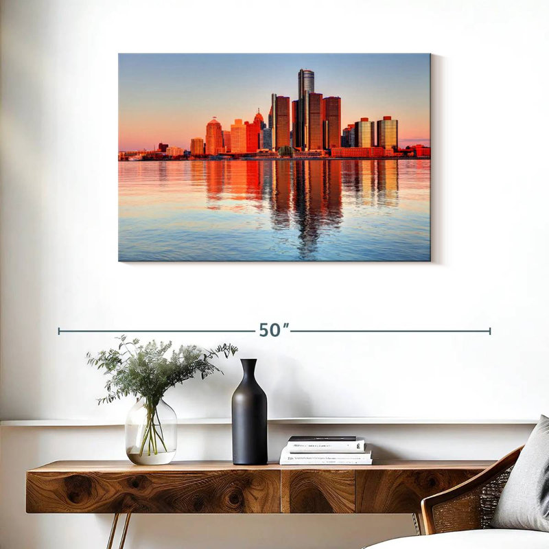 Nicci Michigan - coucher de soleil, H 24 po x l 36 po