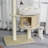 Eyre Cat Tree, 3 Level Cat Tower with Scratching Posts, Bed, Condo, Badminton Toys, for Multiple Kittens
