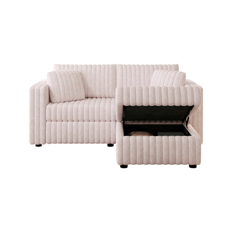 Comfortable and Stylish 3 - Person Sofa with Matching Ottoman, Ideal for Bedroom Relaxation and Interior Enhancement