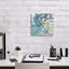  «Blue Sea Foam 2» par Alonzo Saunders, art mural sur toile, 12 po x 12 po-409837793