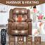 Fauteuil inclinable à deux moteurs Leatherair Infinity-986262805