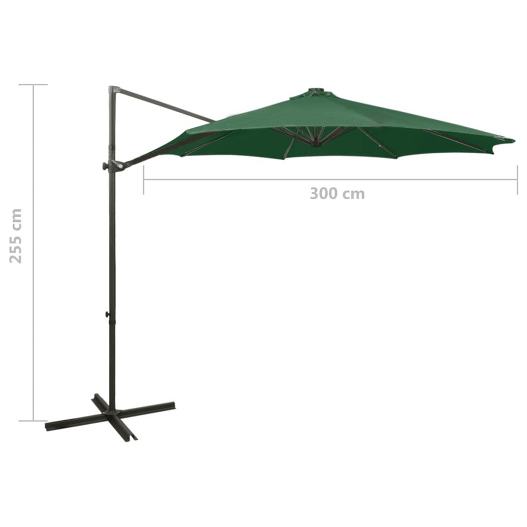 Braylen 3m Cantilever parasol with Lights