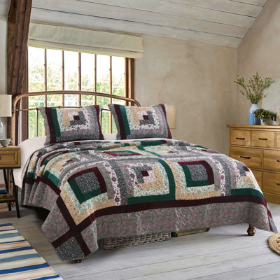 Weldon Cotton Blend Patchwork Quilt