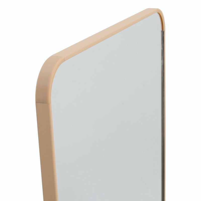 Metal Rectangle Mirror, Gold, 147 cm H x 37 cm W