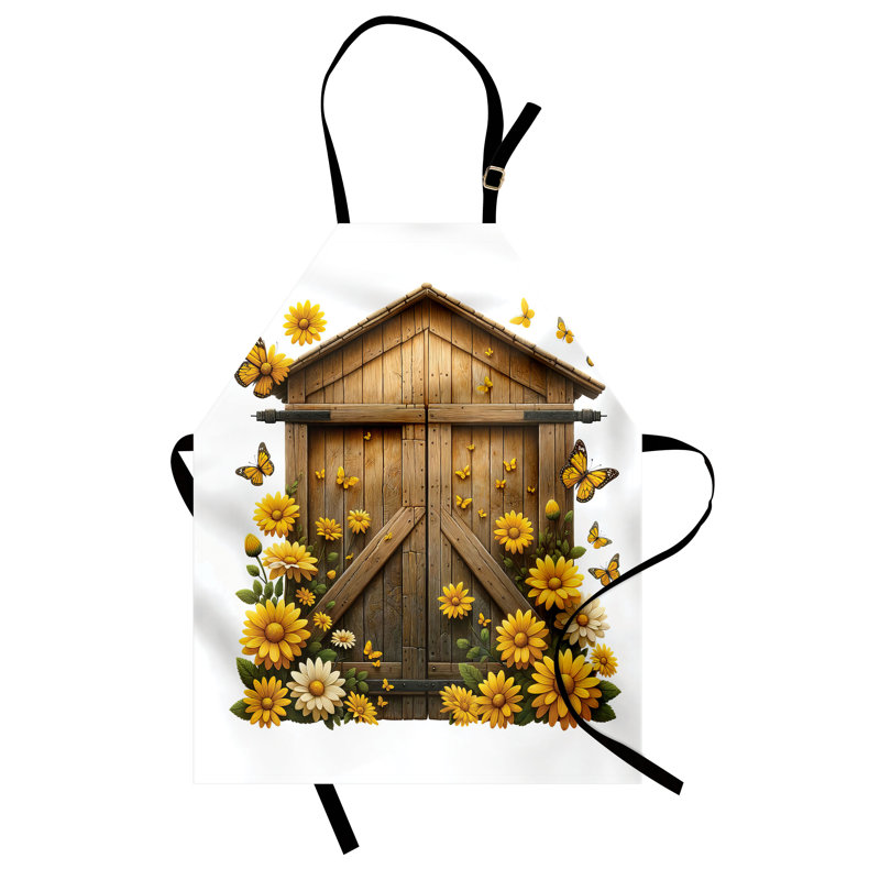 No Pattern Bib Apron
