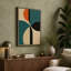 Geometric Balance Mid-Century - Wrapped Canvas-131762187-131762184