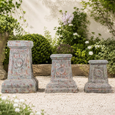 Antique MGO Garden Statues Set of 3