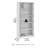 Tall 5 Shelf Bookcase in White-587615445