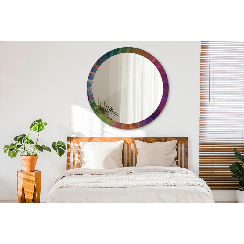 Huldar Glass Flat Wall Mirror