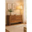 Commode 4 tiroirs Oakline en bois massif, brun, 4 tiroirs
