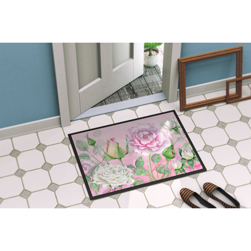Yokum Non-Slip Outdoor Doormat, 0.2" H x 36" W x 24" D