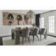 Wheaton Chevron Handmade Tufted Wool Gray and Beige Area Rug
