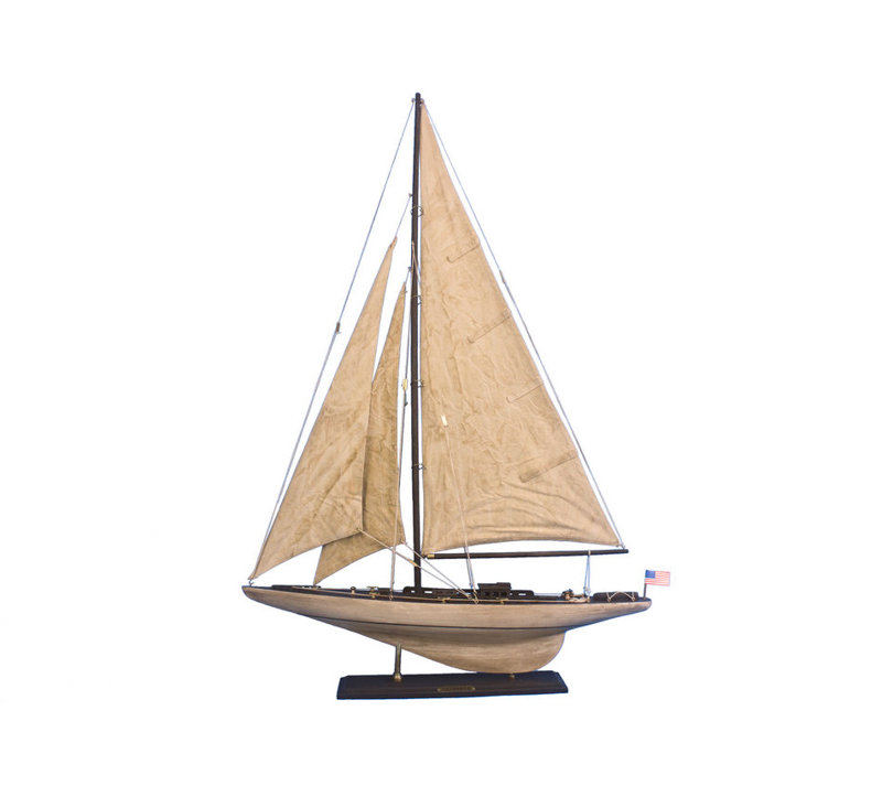 Voilier miniature en bois 35 po Laidley