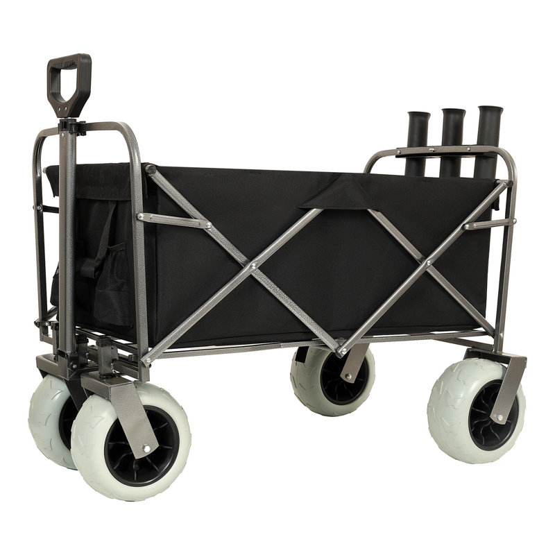 Chariot de pêche avec porte-cannes