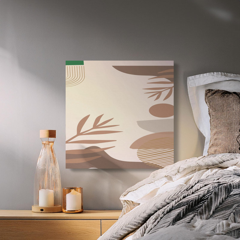 1 Piece Wrapped Canvas Wall Art Set, 35.56 cm H x 35.56 cm W
