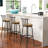 Monarrez 24" and 29" Seat Height Adjustable Counter Stool Bar Stools With Metal Frame For Kitchen Island Home Pub-955086850