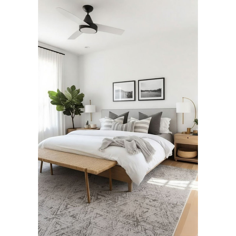 Rug Branch Keimaya Abstract Indoor Area Rug, Beige Cream, Modern, Rectangle 6'3" x 9'6"
