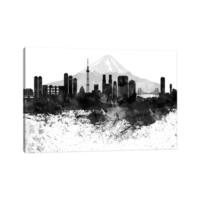 Tokyo Skyline - Wrapped Canvas Painting