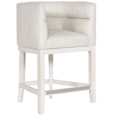 Upholstered Bar Stool with Solid Wood Frame