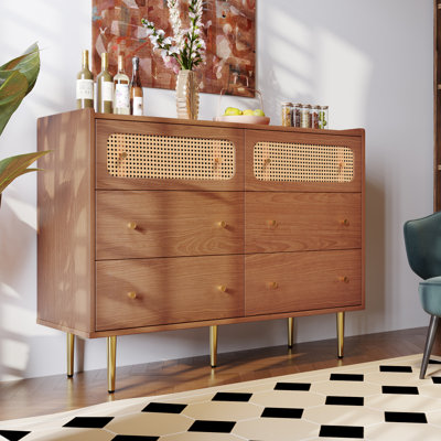 120 cm W Chest of 6 Drawers