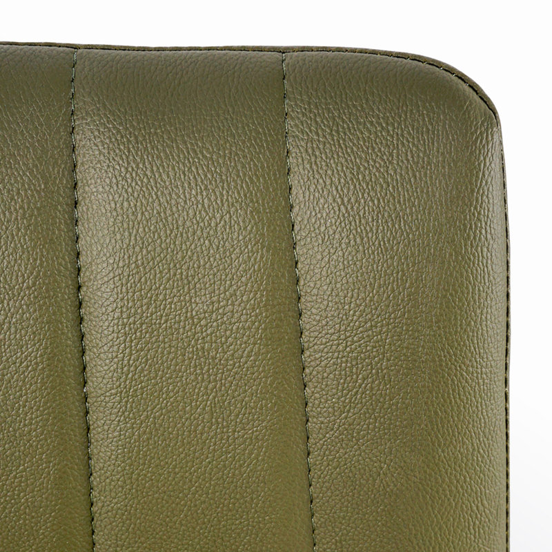 Finnigan Upholstered Dining Chair, Light Green Faux Leather