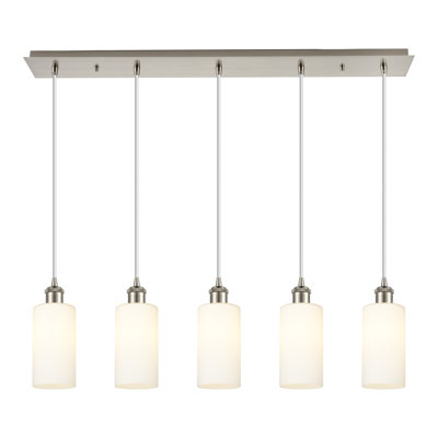 Caius - 5 Light 37" Cord Hung Linear Pendant