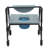 Rolling Commode Chair With Locking Wheels Heavy-Duty Toilet Chair For Home, Bedroom & Care Use