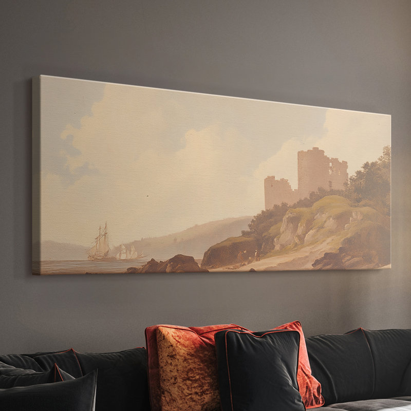 Paysage, série CLCLIX, toile tendue avec châssis, prête à être accrochée, H 12 po x l 30 po