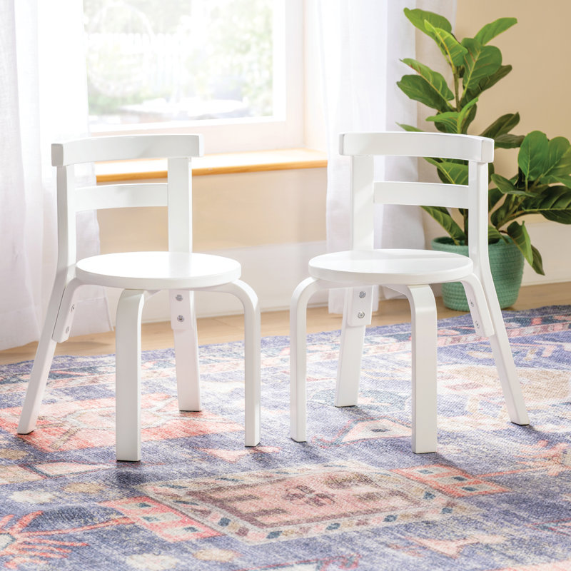 Ensemble de 2 chaises nordiques - Blanches, White