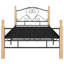 Rosalind Wheeler Bed Frame Black Metal-1334320956-1334320954